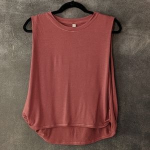 ATHLETA | Cropped Athletic Muscle Tee Tank Top